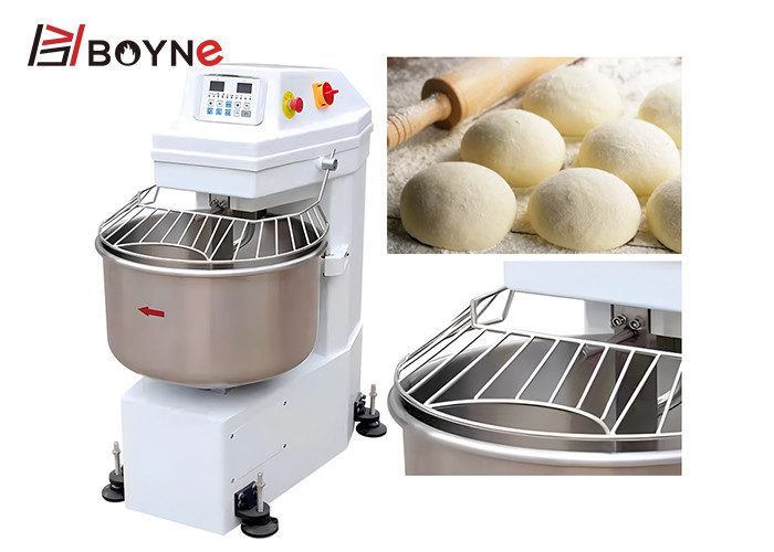 50L Electric Dough Mixer Vertical Touch Panel High Speed Bakery Kneading Equipments